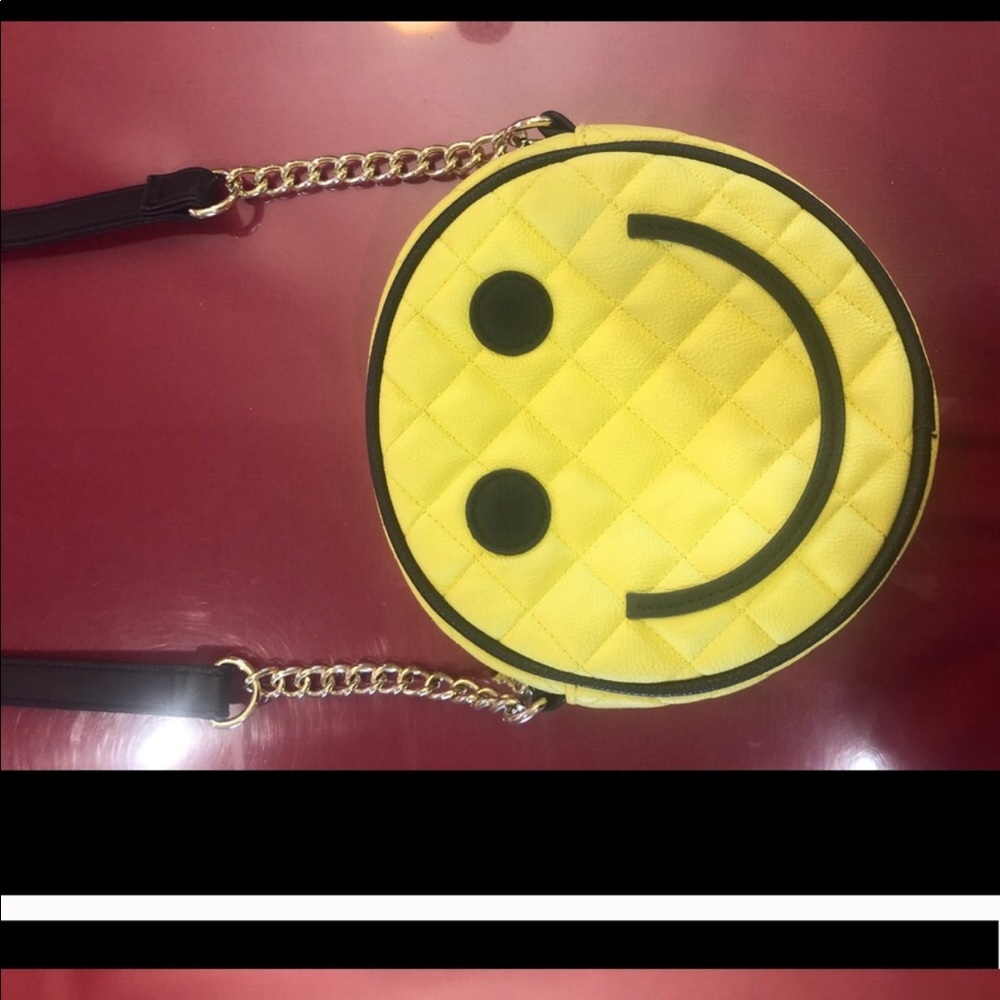 Betsy Johnson smiley face crossbody bag (on hold)